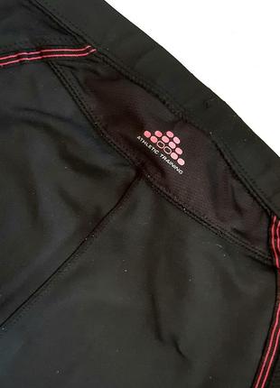 Штаны h&m sport швеция спортивные черные легинсы капри размер xs4 фото