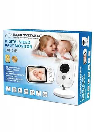 Видеоняня esperanza ehm002 jacob lcd 3.2 двусторонняя связь3 фото