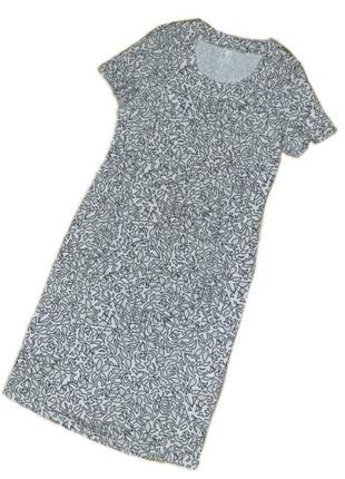 Трикотажное платье миди р.46