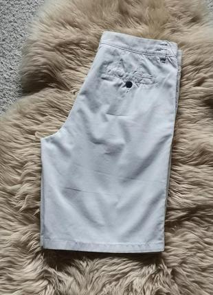 Шорты esprit белые шорты бермуды женские летние шорты до колена коттон1 фото