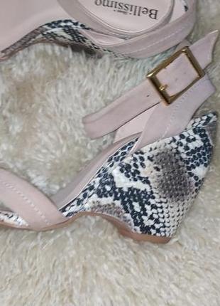 Bellissimo черевики шкіряні босоніжки