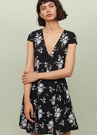 Креповое платье h&m