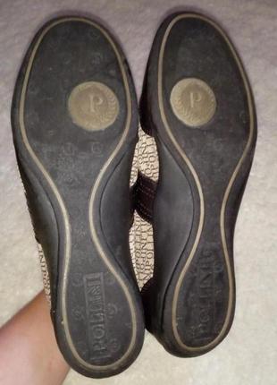 Ботинки женские кожа pollini италия размер 40-27см