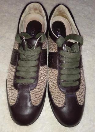 Ботинки женские кожа pollini италия размер 40-27см