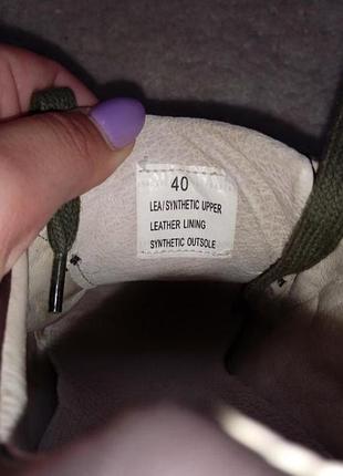 Ботинки женские кожа pollini италия размер 40-27см