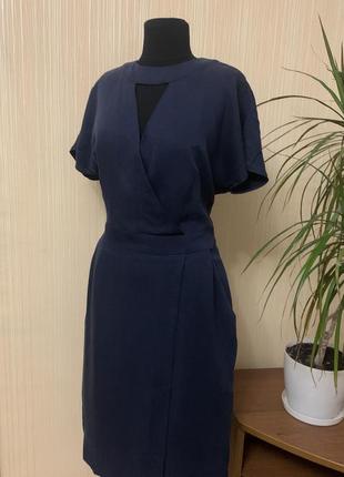 Сукня фірмова чехія pietro filipi 100%тенсел /ліоцелл розмір l/xl