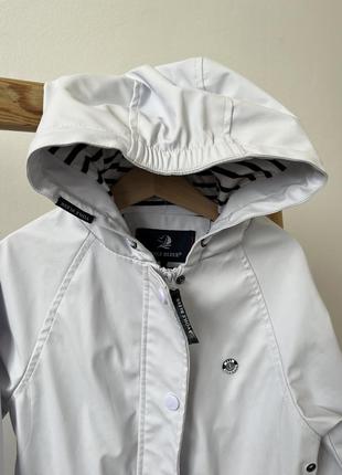 Куртка дождевик от дождя белая осенняя куртка2 фото