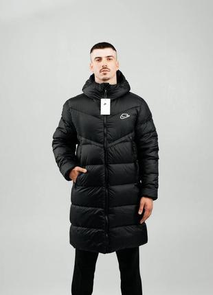 Довгий пуховик nike nsw