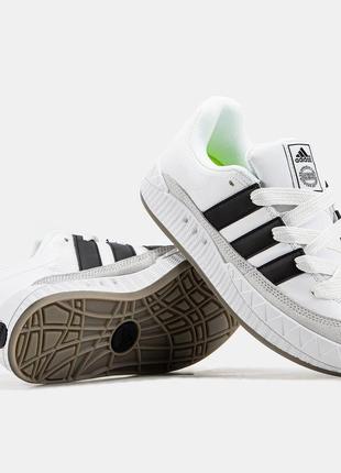 Adidas adimatic white core black.3 фото