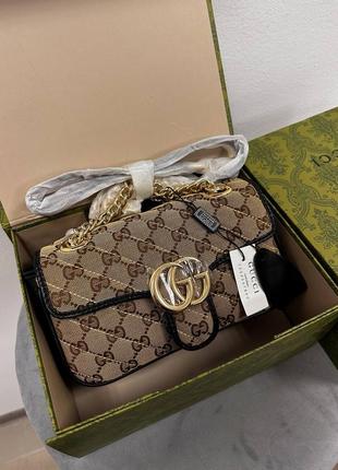 Женская сумка gucci премиум качество
