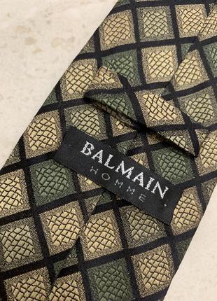 Галстук мужской коричневый balmain галстук3 фото