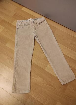 Вельветовые штаны zara