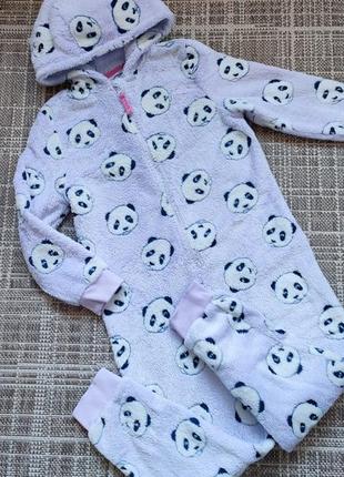 Теплая пижама-кигуруми панда