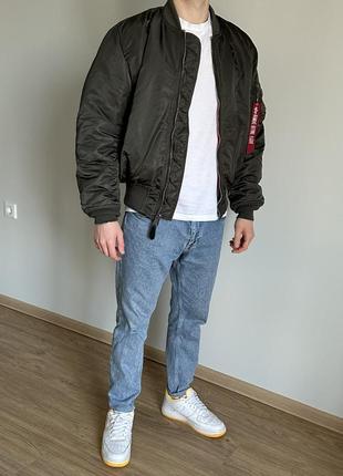 Двусторонний бомбер alpha industries ma-1 reversible
