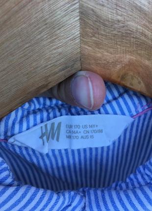 Блуза h&m, смугаста блузка, віскозна блуза9 фото