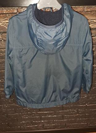 Детская куртка анорак от zara на микрофлисе2 фото
