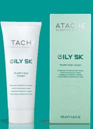 Антибактеріальна очищувальна маска atache oily sk purifying mask, 100 мл