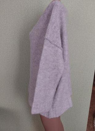 Теплый свитер с шерстью и альпакой5 фото