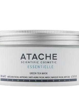 Відновлююча і заспокійлива маска з екстрактом зеленого чаю atache essentielle reafirming mask green tea2 фото