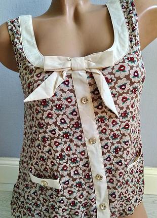 Топ, майка в стилі chanel з натуральної віскози