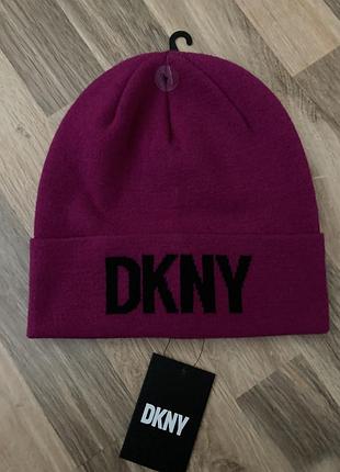 Шапка 🕸️❄️ оригинал dkny1 фото