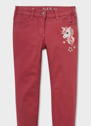 Термоджинсы зима 6-8 р.з пони на подкладке.с&amp;а.