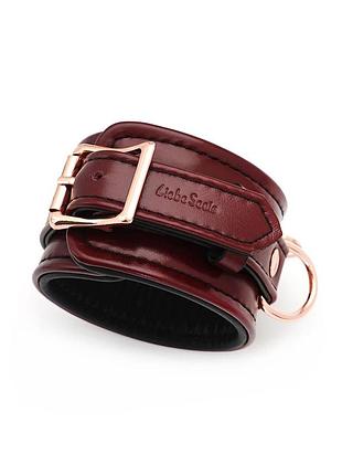 Поножи liebe seele wine red anklecuffs 3