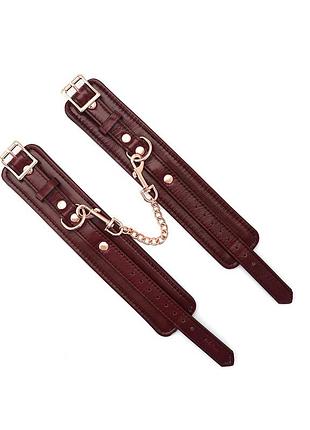 Поножи liebe seele wine red anklecuffs 8