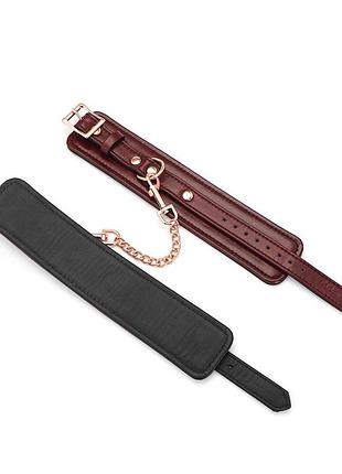 Поножи liebe seele wine red anklecuffs 5