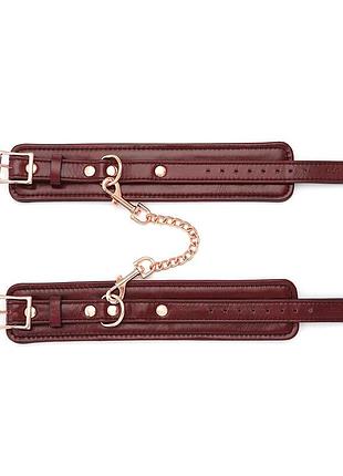 Поножи liebe seele wine red anklecuffs 4