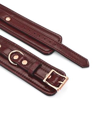 Поножи liebe seele wine red anklecuffs 6