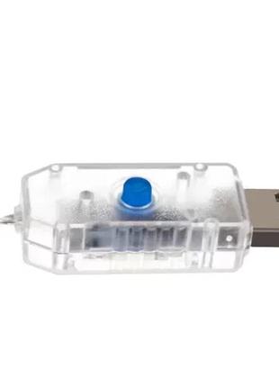 Світлодіодна гірлянда штора 300 led usb iso trade kś19768, теплий білий, на дистанційному керуванні4 фото