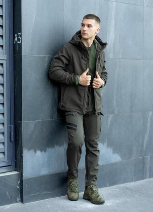 Чоловіча куртка  matrix, хакі2 фото