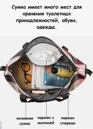 Дорожня сумка-трансформер, ручна поклажа 4 кольори 351602ми4 фото