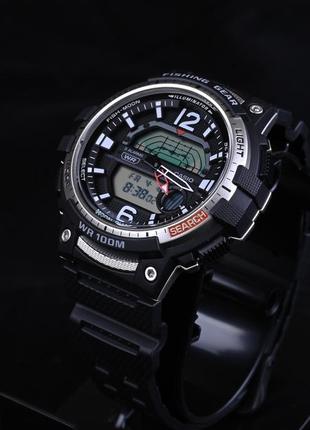 Часы для рыбалки casio wsc-1250h-1a fishing gear4 фото