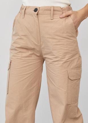 Женские брюки карго в стиле кэжуал6 фото