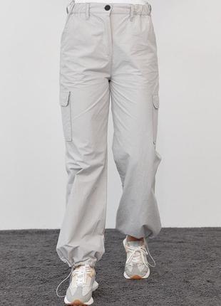 Женские брюки карго в стиле кэжуал1 фото