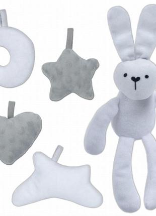 Розвиваючий ігровий килимок для дітей з іграшками kidwell grace bunny4 фото