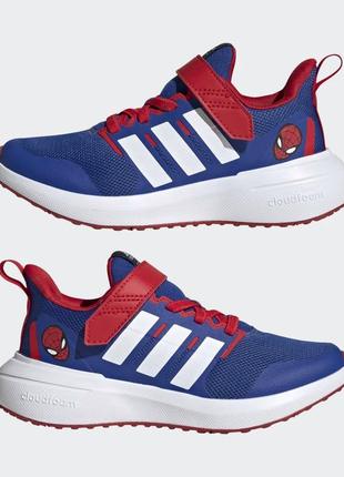 Детские кроссовки adidas x marvel fortarun 2.0 spider-man cloudfoam