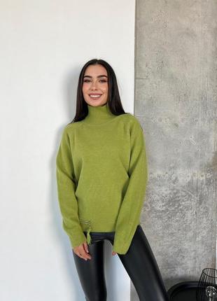 Жіночі однотонні кашемірові светри, розмір універсальний: 44-485 фото
