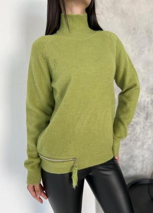 Жіночі однотонні кашемірові светри, розмір універсальний: 44-488 фото