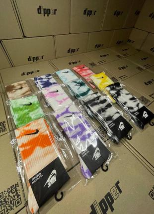 Носки шкарпетки nike тай-дай tie-dye4 фото