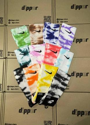 Носки шкарпетки nike тай-дай tie-dye3 фото