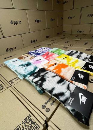 Носки шкарпетки nike тай-дай tie-dye2 фото