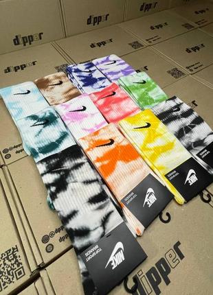 Носки шкарпетки nike тай-дай tie-dye