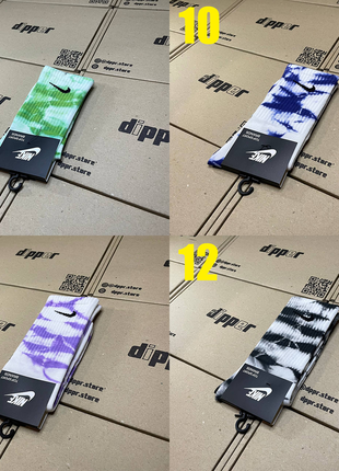 Носки шкарпетки nike тай-дай tie-dye7 фото