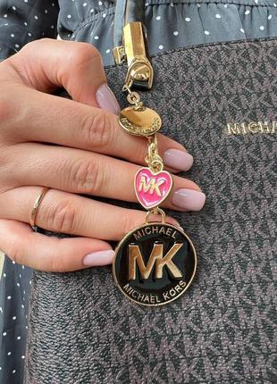 Женская сумка из эко-кожи michael kors молодежная, брендовая сумка шопер через плечо9 фото