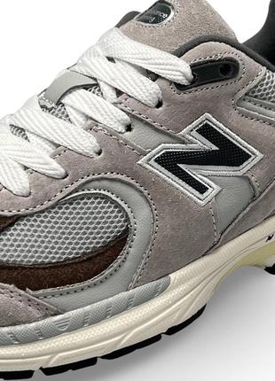 Женские кроссовки new balance 2002r замшевые серые нью беланс весенние осенние (b)2 фото