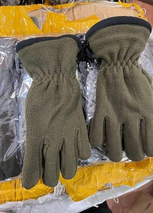 Зимові рукавиці олива
