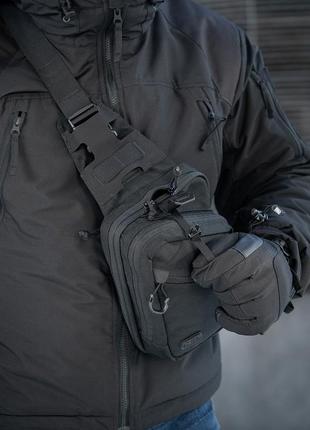 M-tac сумка тактическая sling pistol bag elite black6 фото